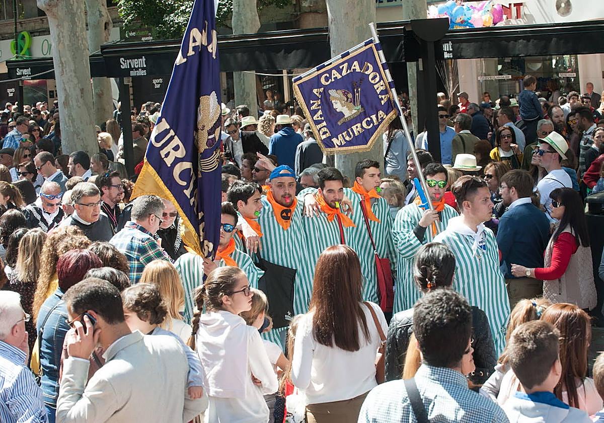 El ambiente festivo en la mañana del Entierro de la Sardina en un año anterior.