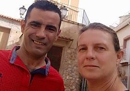 Rosa María Martínez, junto al candidato de Ciudadanos en Mula Francisco Javier Martínez Valiente.