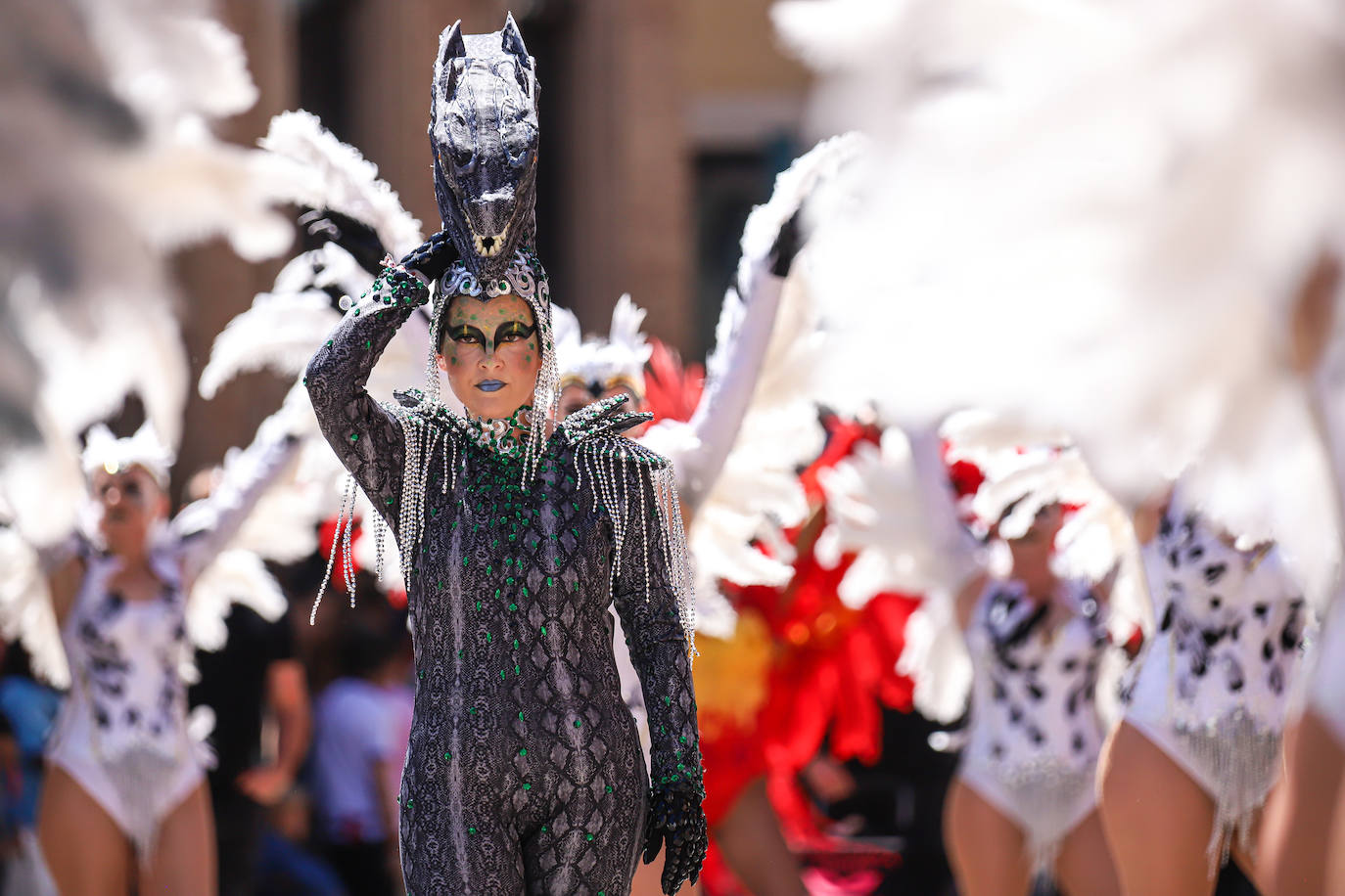 El desfile de Doña Sardina por el centro de Murcia, en imágenes