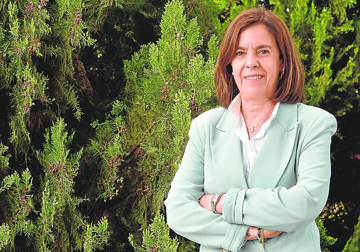 María Ángeles Villanueva, en el Instituto de Seguridad y Salud Laboral.