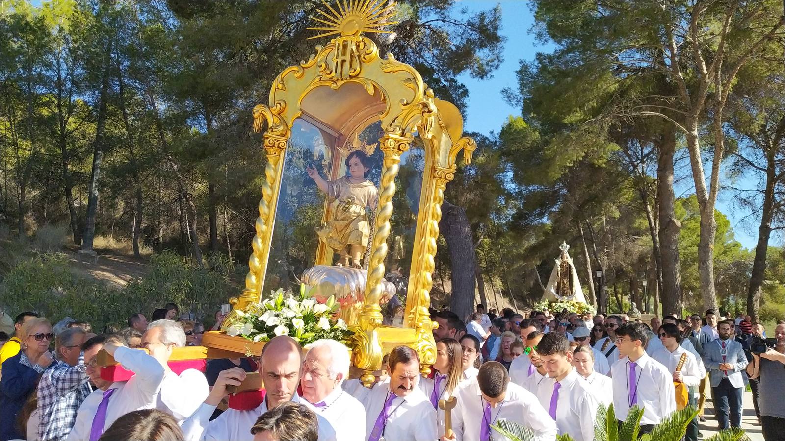 El Niño del Balate y la Virgen del Carmen, juntos en Mula