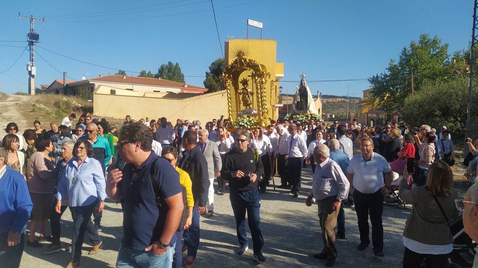 El Niño del Balate y la Virgen del Carmen, juntos en Mula