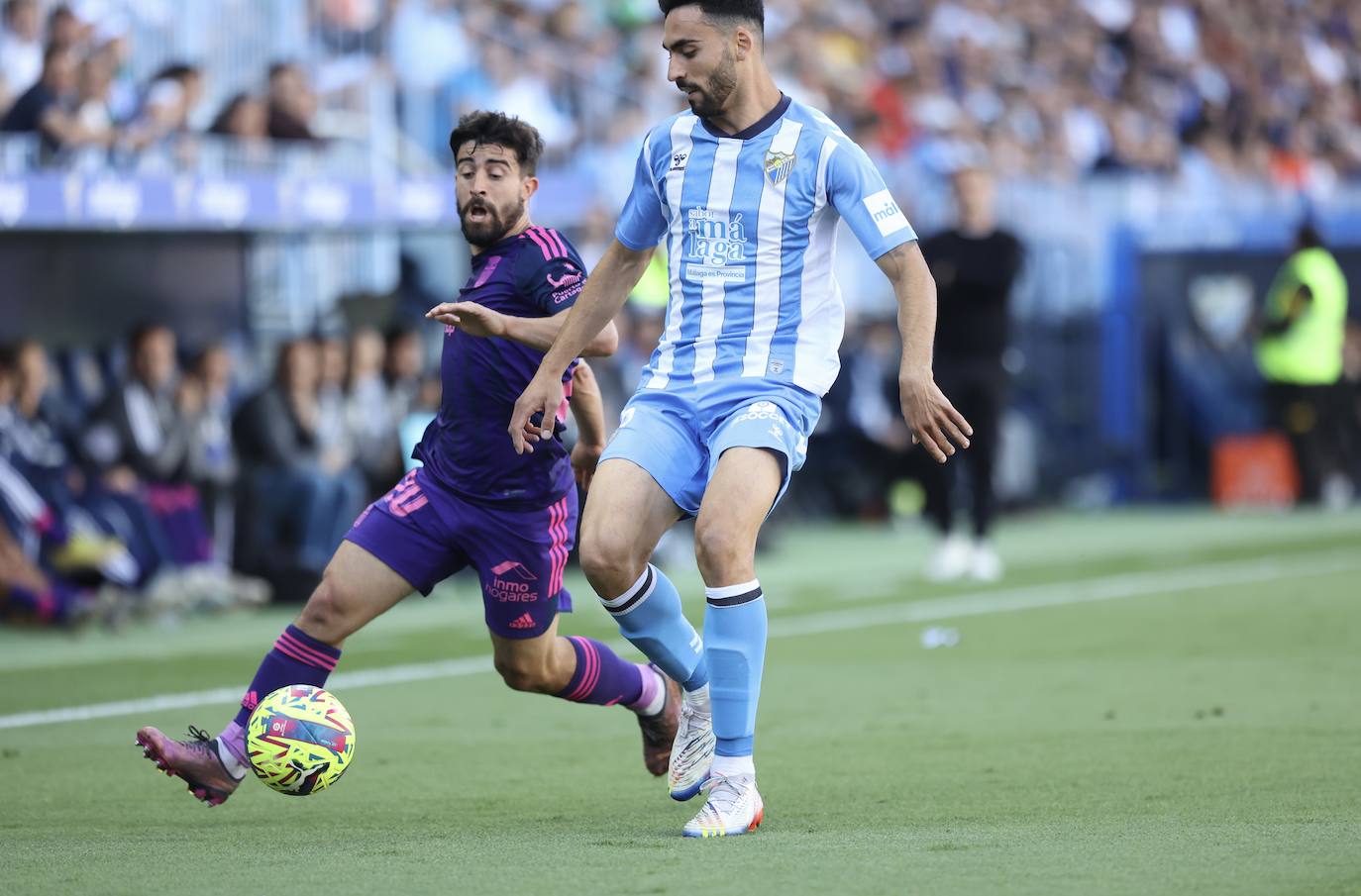 El partido del Cartagena contra el Málaga, en imágenes