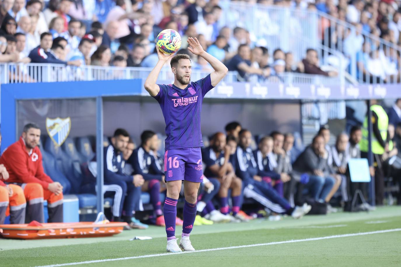 El partido del Cartagena contra el Málaga, en imágenes