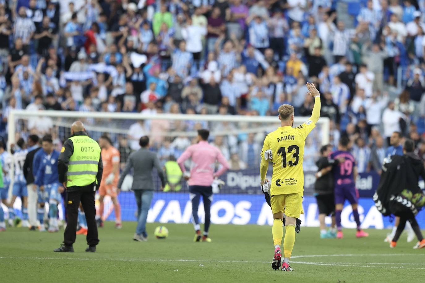 El partido del Cartagena contra el Málaga, en imágenes