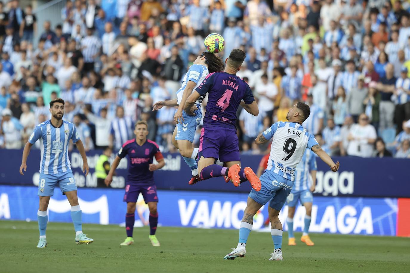 El partido del Cartagena contra el Málaga, en imágenes