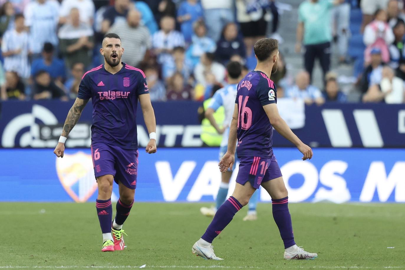 El partido del Cartagena contra el Málaga, en imágenes