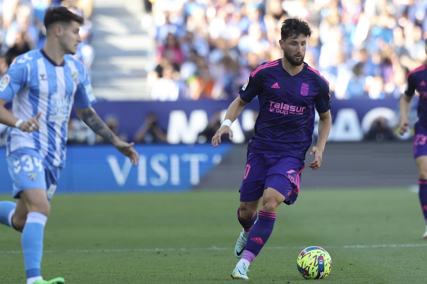 El partido del Cartagena contra el Málaga, en imágenes