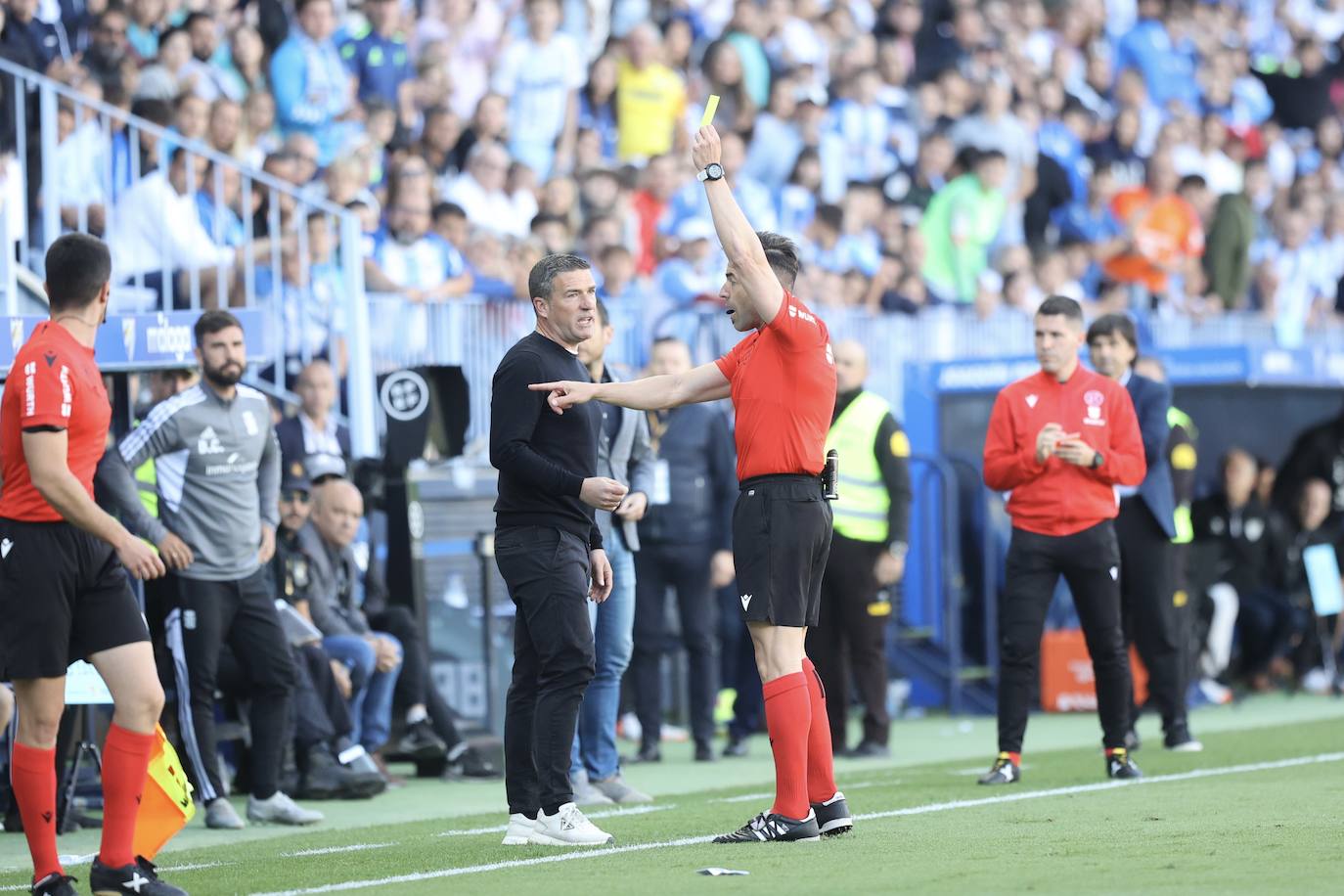 El partido del Cartagena contra el Málaga, en imágenes