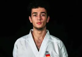 Ángel Turpín, campeón de España júnior de karate.