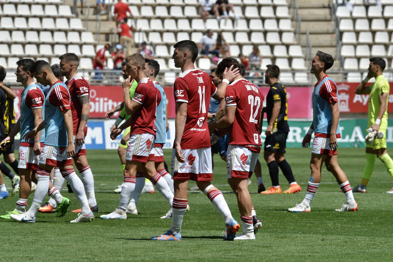 El partido del Real Murcia frente al Atlético Baleares, en imágenes