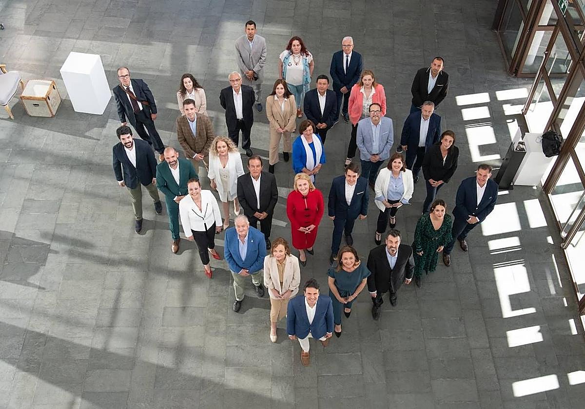 Algunos de los integrantes que forman la lista del PP de Molina a las municipales de mayo.