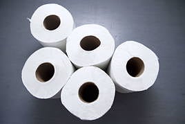 Rollos de papel higiénico, en una foto de archivo.