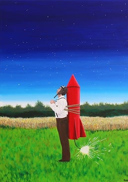 Imagen - 'Hombre cohete' (2023), de Carmen Cantabella.