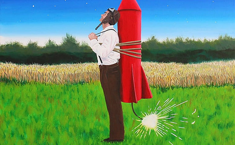 Imagen - 'Hombre cohete' (2023), de Carmen Cantabella.