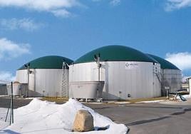 Imagen de archivo de una planta de biogás.