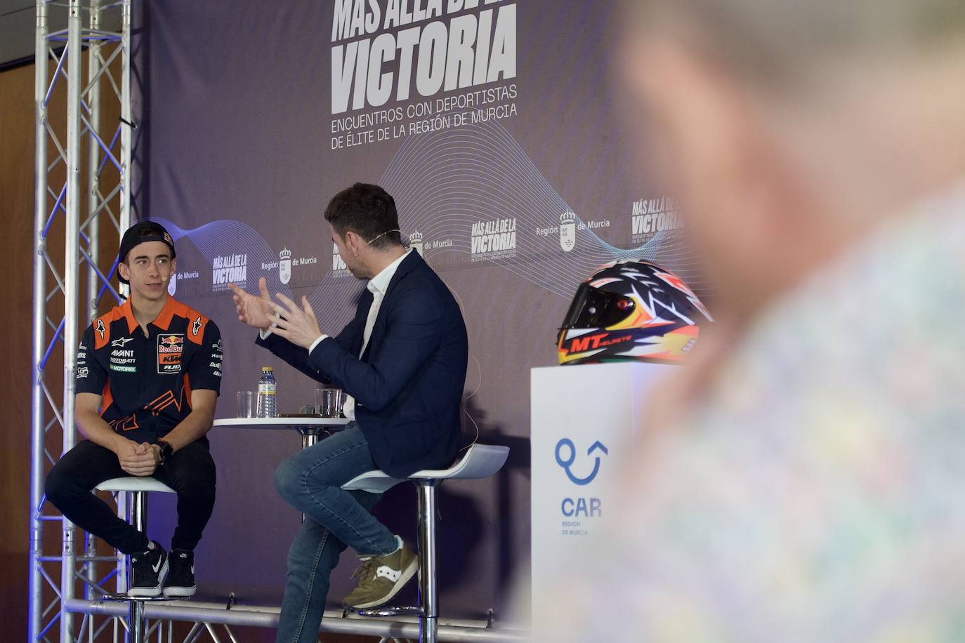 Pedro Acosta en el &#039;Encuentro con deportistas de élite de la Región de Murcia&#039;