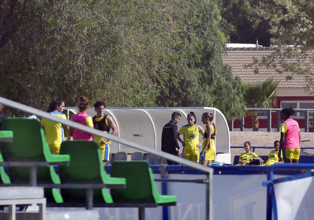 Imagen de un entrenamiento del Alhama esta semana.