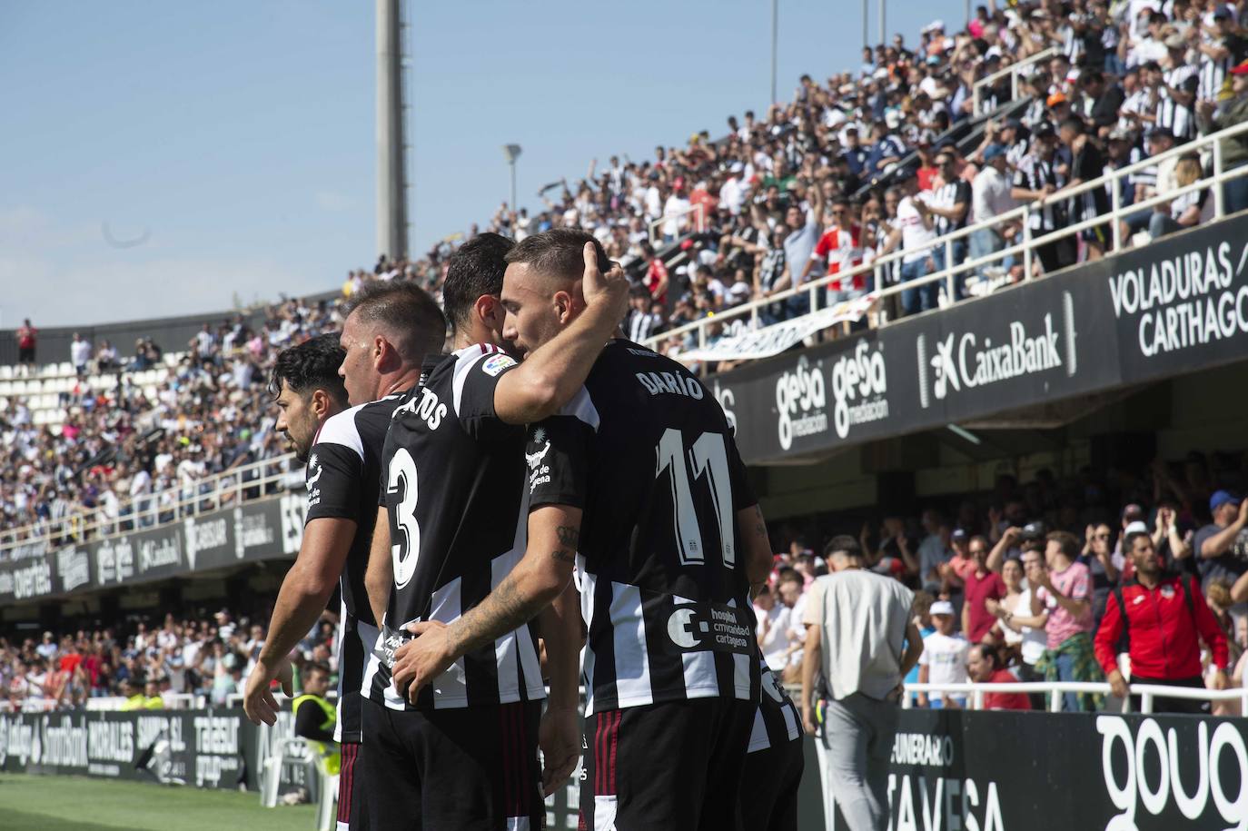 La victoria del Cartagena frente al Sporting, en imágenes