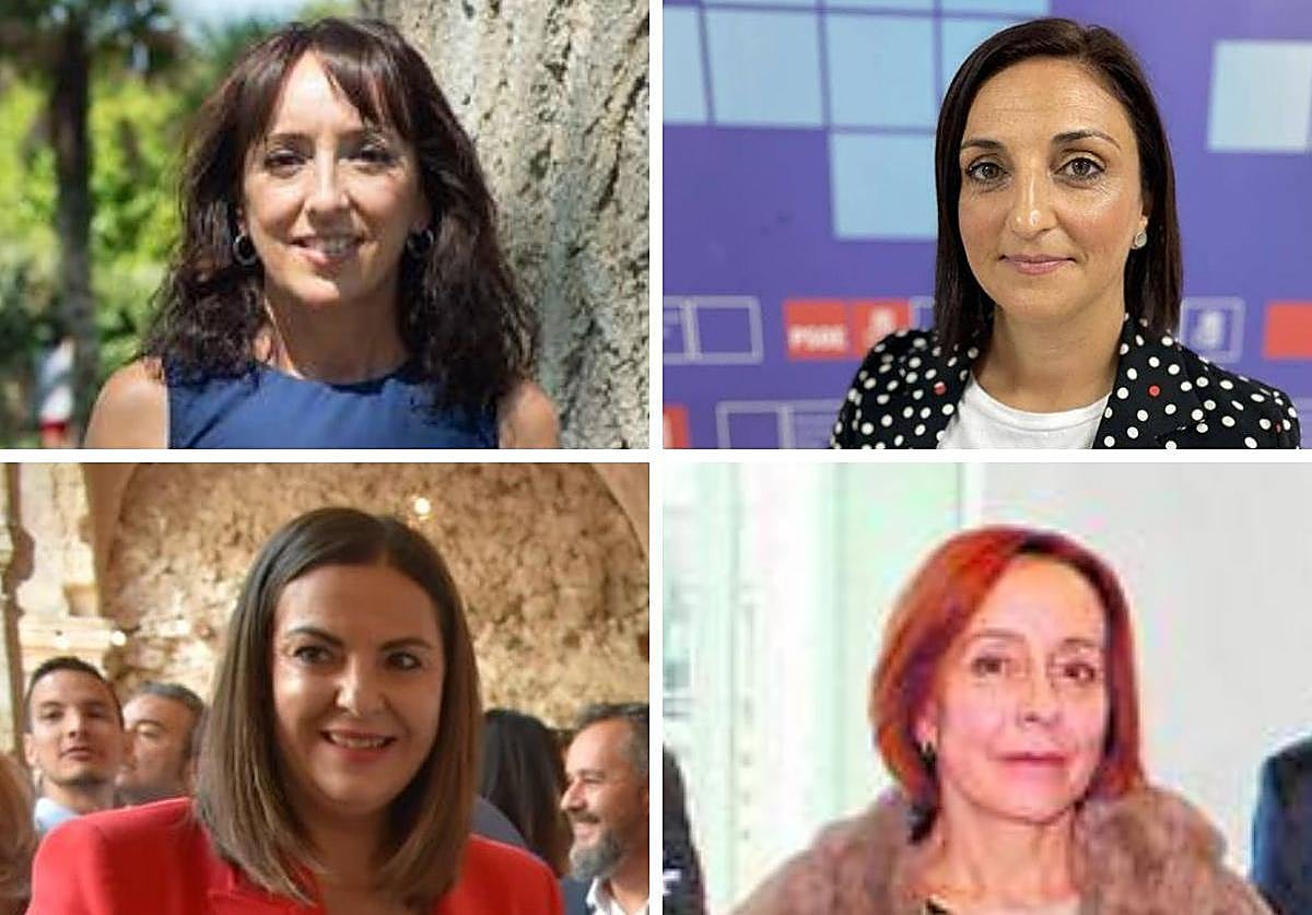 María Dolores Muñoz, Caridad Palazón, María José Soria y Victoria Valero.