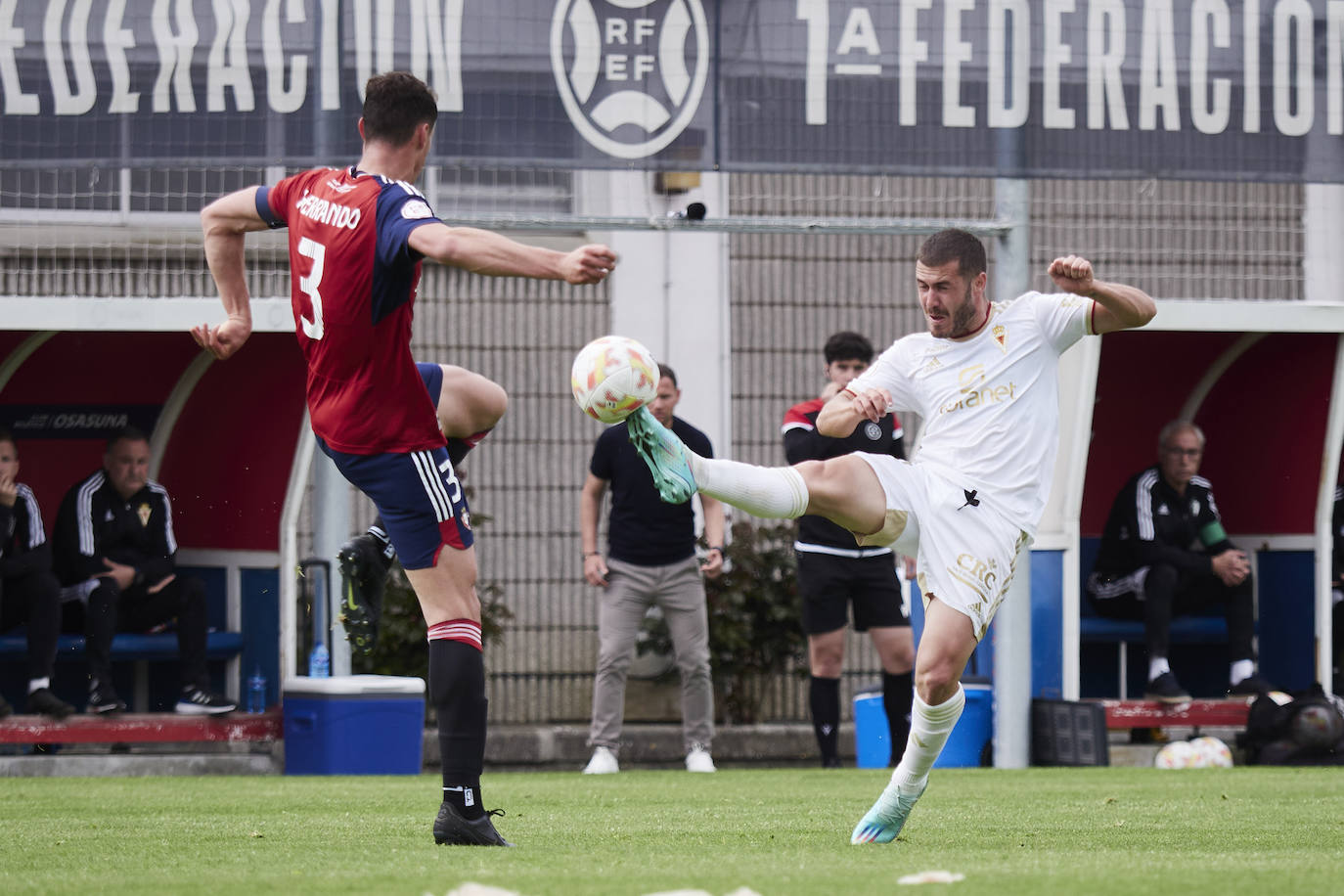 El empate del Real Murcia frente a Osasuna Promesas, en directo