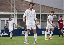 Toril en el partido de este domingo frente a Osasuna Promesas.