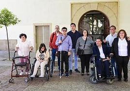 Comité de representantes de las personas con discapacidad intelectual y del desarrollo de Plena Inclusión Región de Murcia, este lunes en San Esteban.