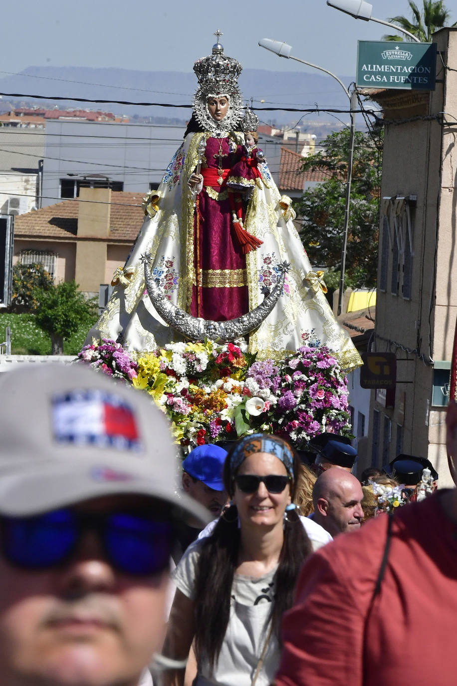 La subida de la Virgen de la Fuensanta a su santuario, en imágenes