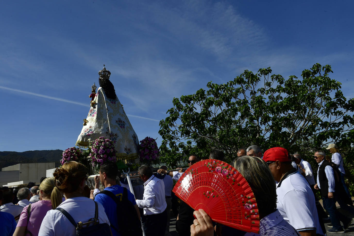 La subida de la Virgen de la Fuensanta a su santuario, en imágenes