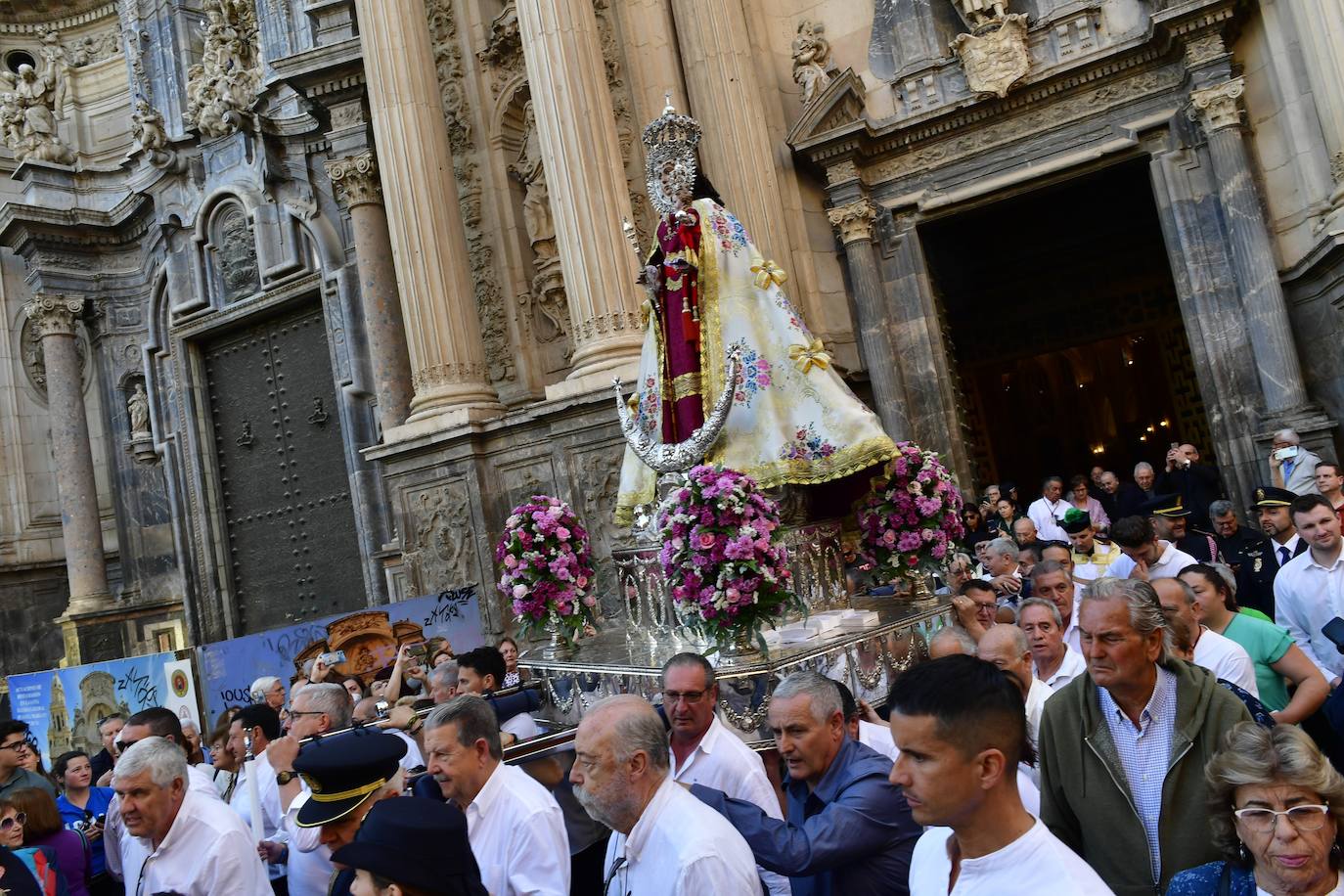 La subida de la Virgen de la Fuensanta a su santuario, en imágenes