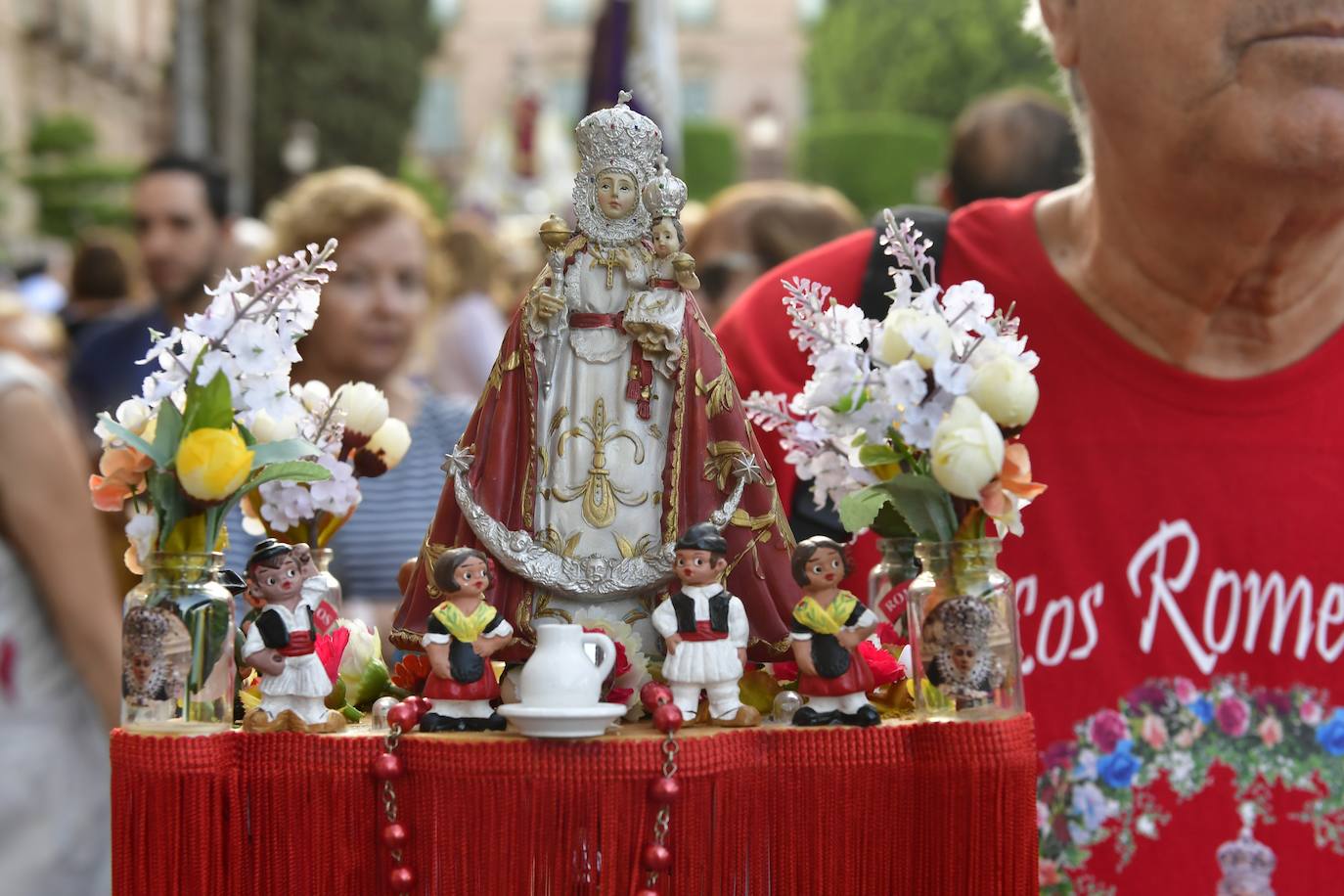 La subida de la Virgen de la Fuensanta a su santuario, en imágenes