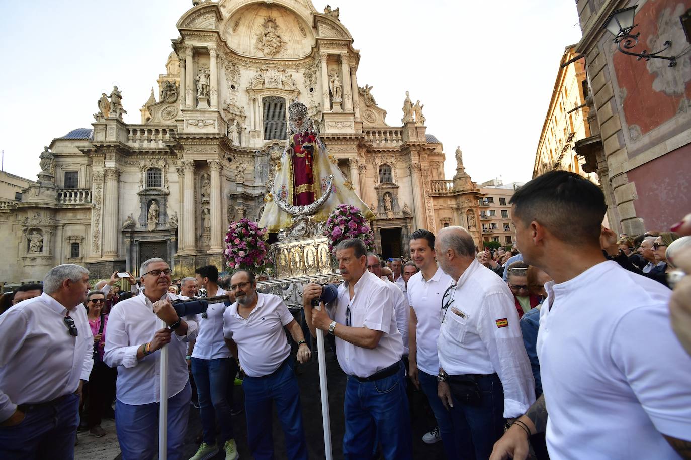 La subida de la Virgen de la Fuensanta a su santuario, en imágenes