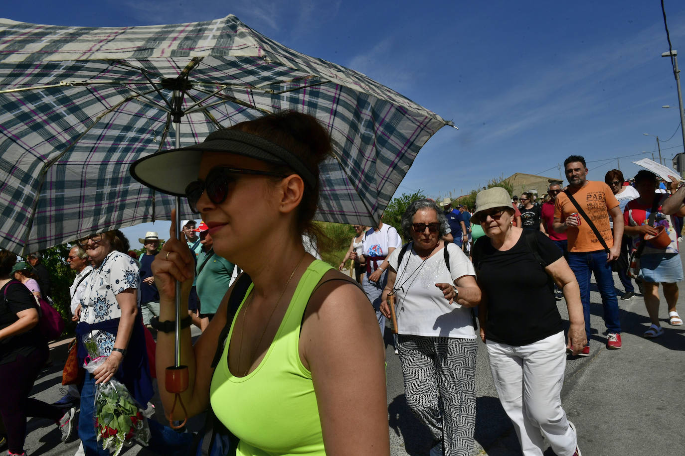 La subida de la Virgen de la Fuensanta a su santuario, en imágenes