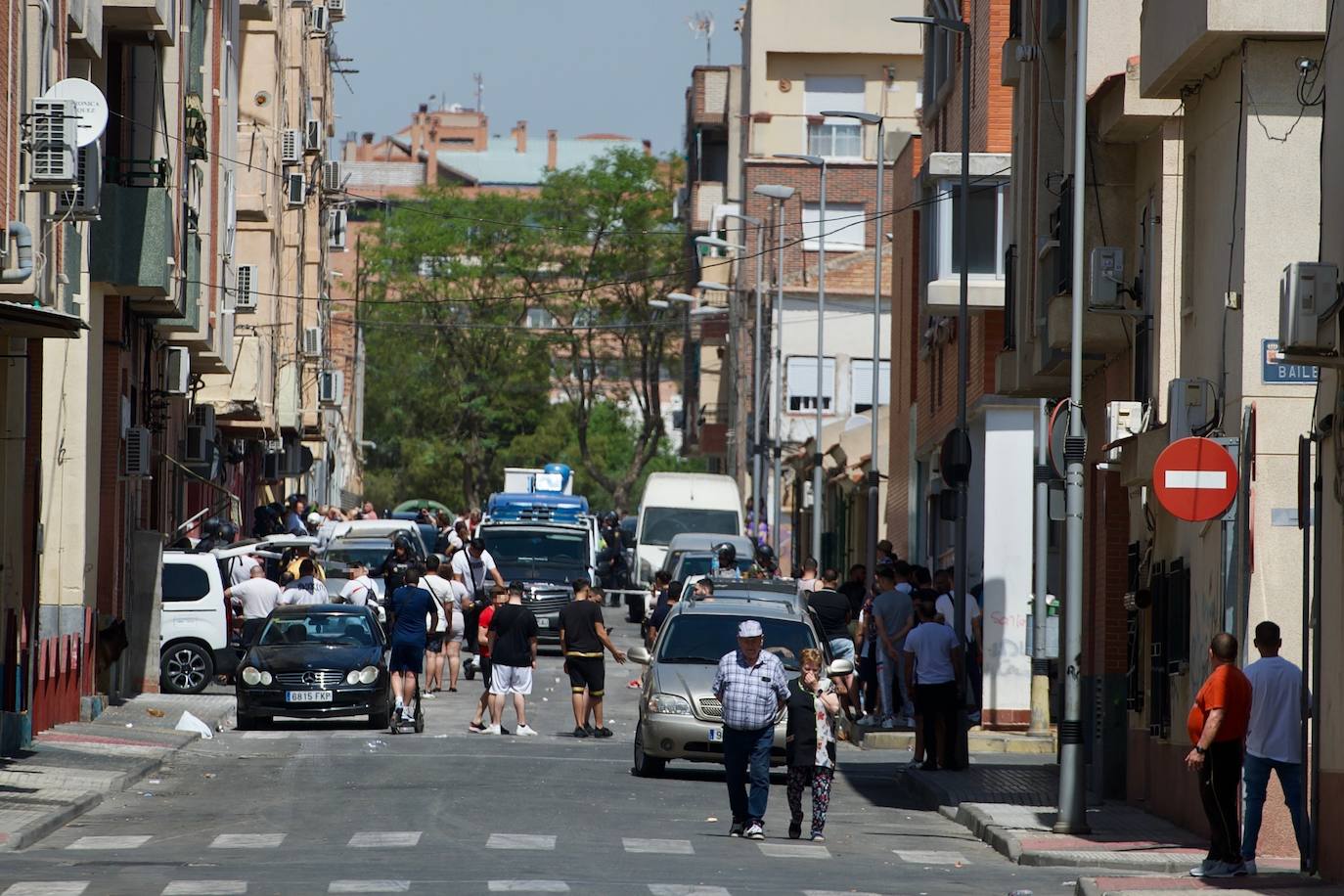 Redada policial en Espinardo, en imágenes