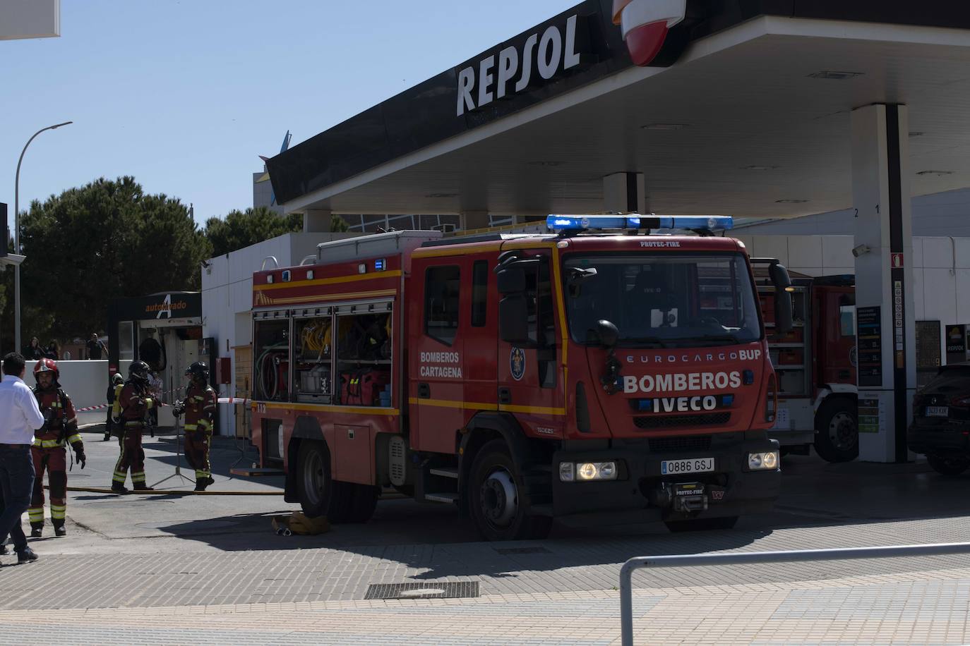 Simulacro de un accidente en Cartagena