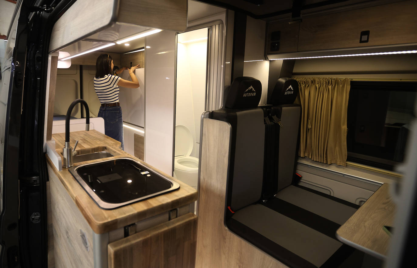 El interior de las campers, en imágenes