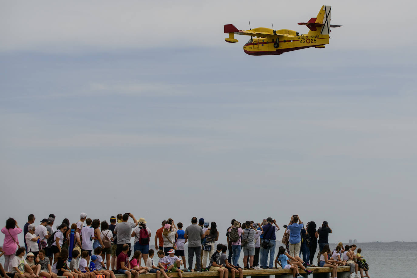 La exhibición de hidroaviones en Los Alcázares, en imágenes