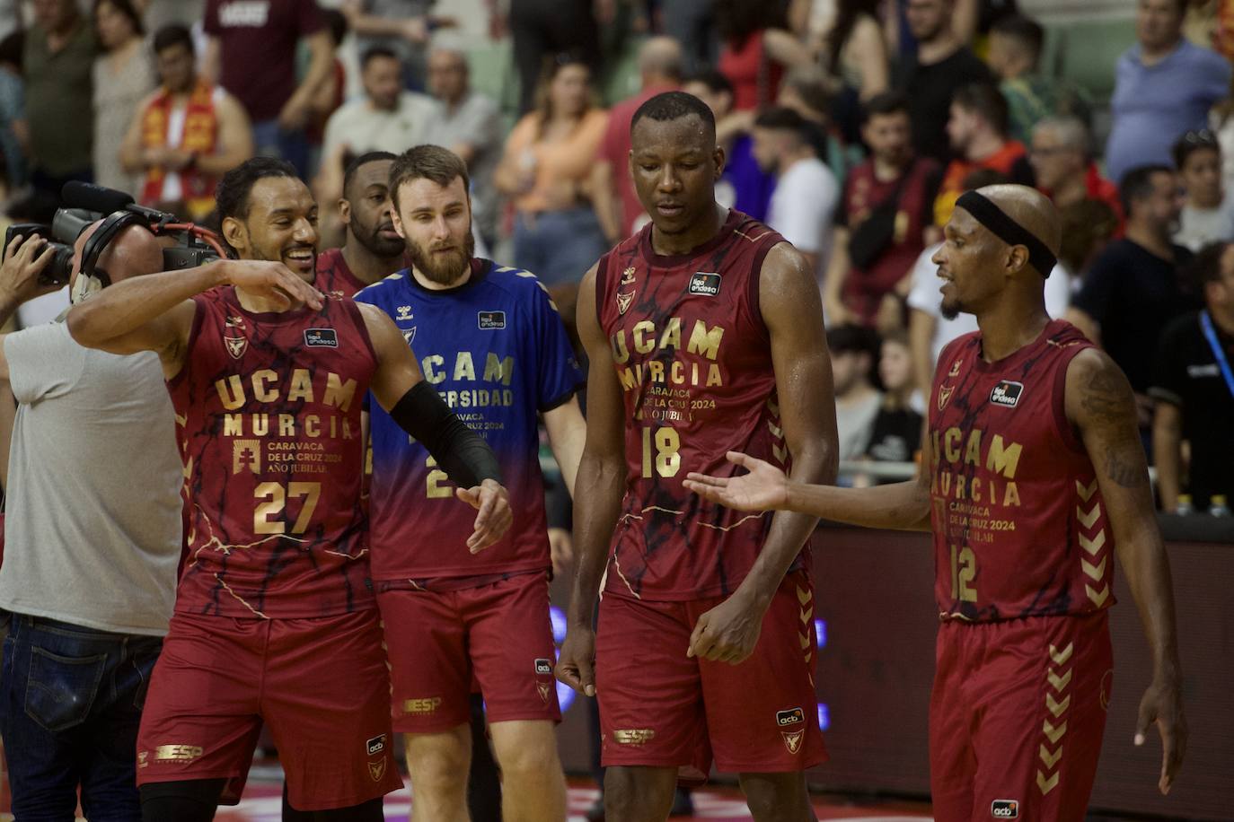 La victoria del UCAM Murcia frente al Fuenlabrada, en imágenes