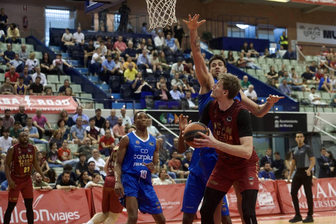 La victoria del UCAM Murcia frente al Fuenlabrada, en imágenes