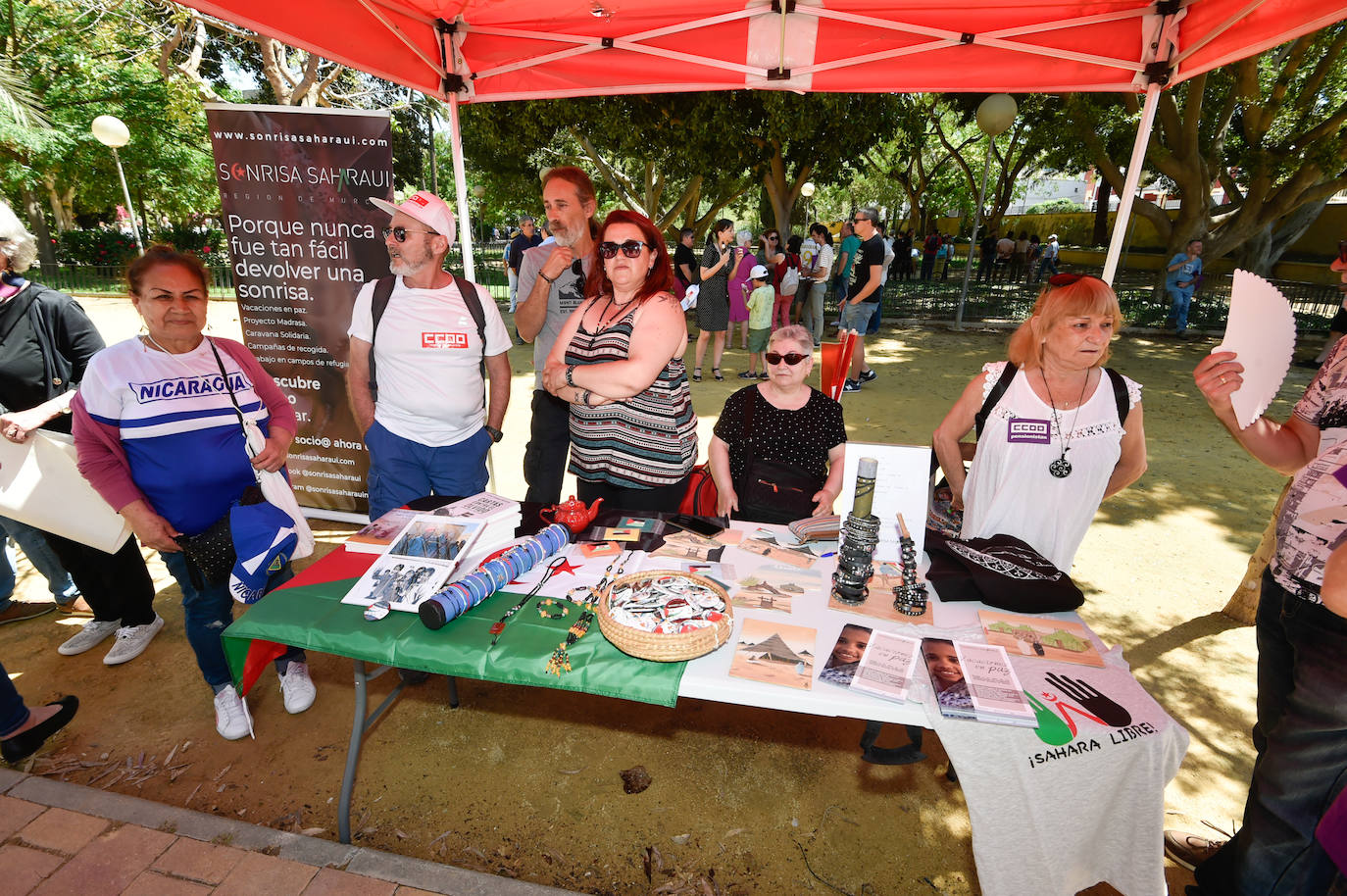 La manifestación del Primero de Mayo en Murcia, en imágenes