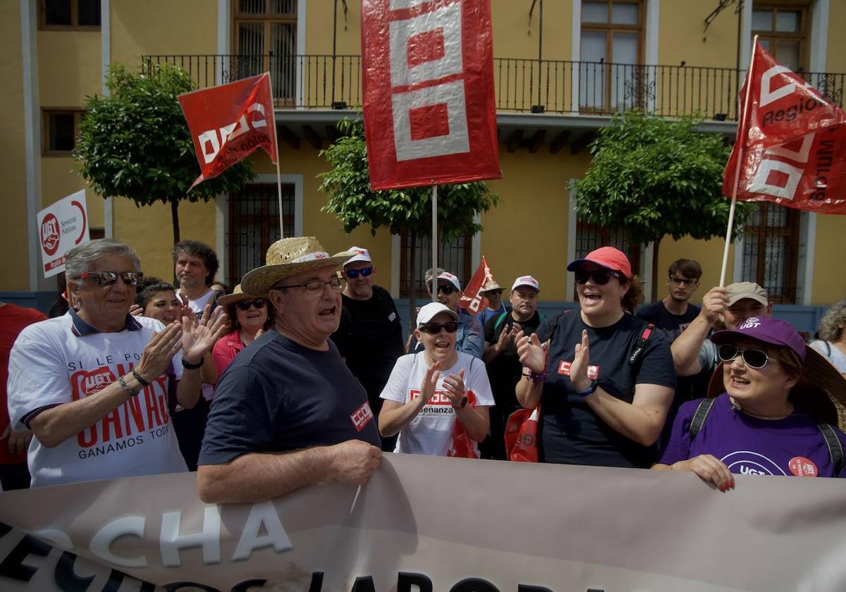 Marcha en Murcia por los derechos laborales