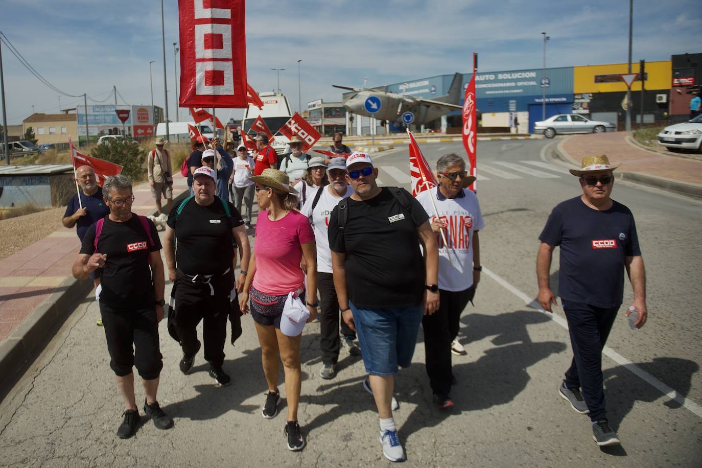 Marcha en Murcia por los derechos laborales