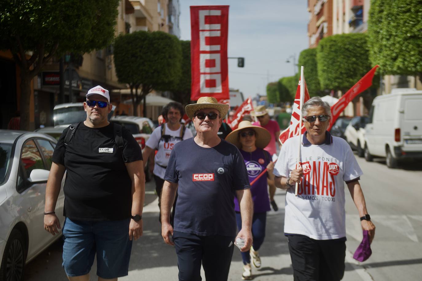 Marcha en Murcia por los derechos laborales