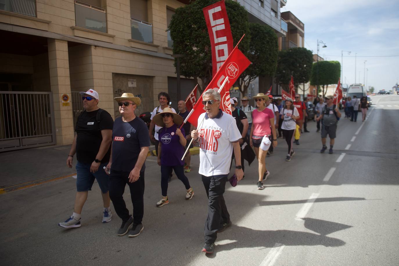 Marcha en Murcia por los derechos laborales