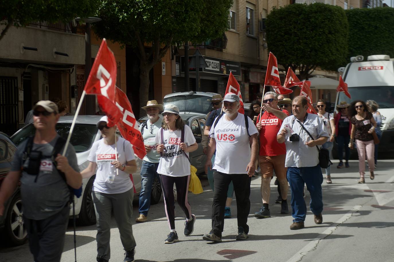 Marcha en Murcia por los derechos laborales