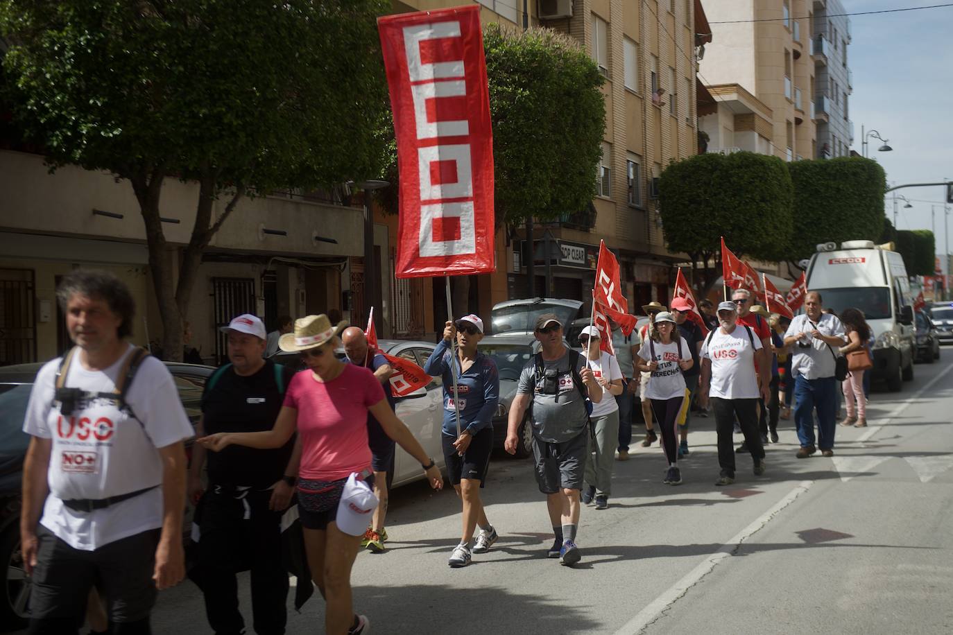 Marcha en Murcia por los derechos laborales