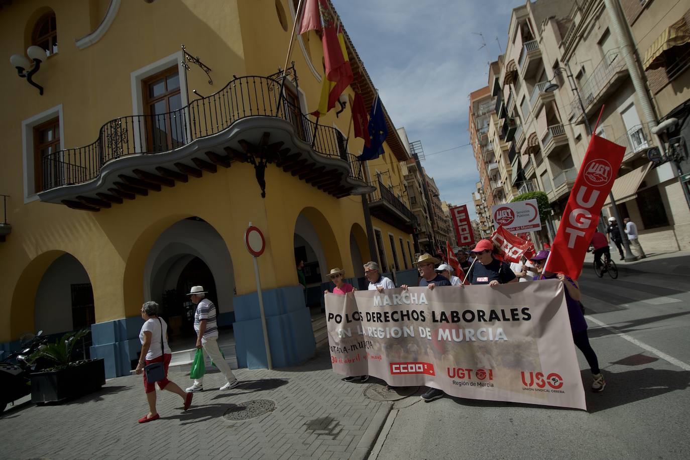 Marcha en Murcia por los derechos laborales