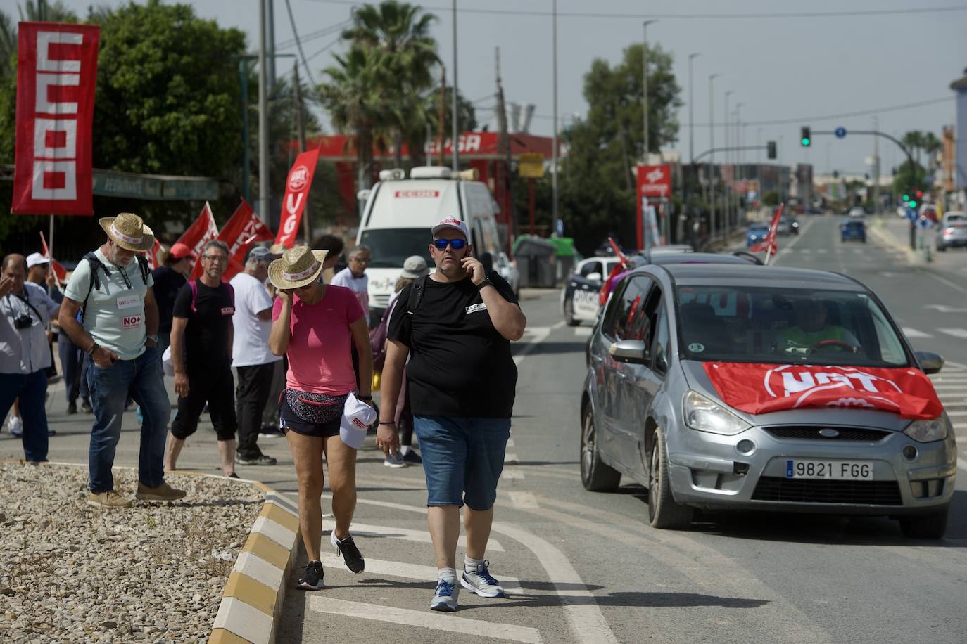 Marcha en Murcia por los derechos laborales