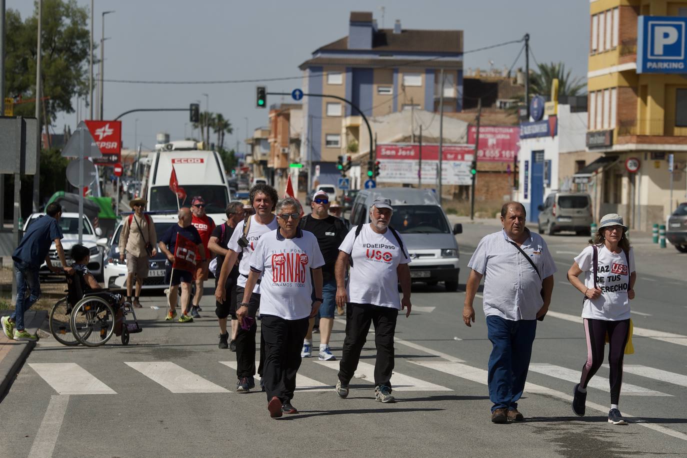 Marcha en Murcia por los derechos laborales