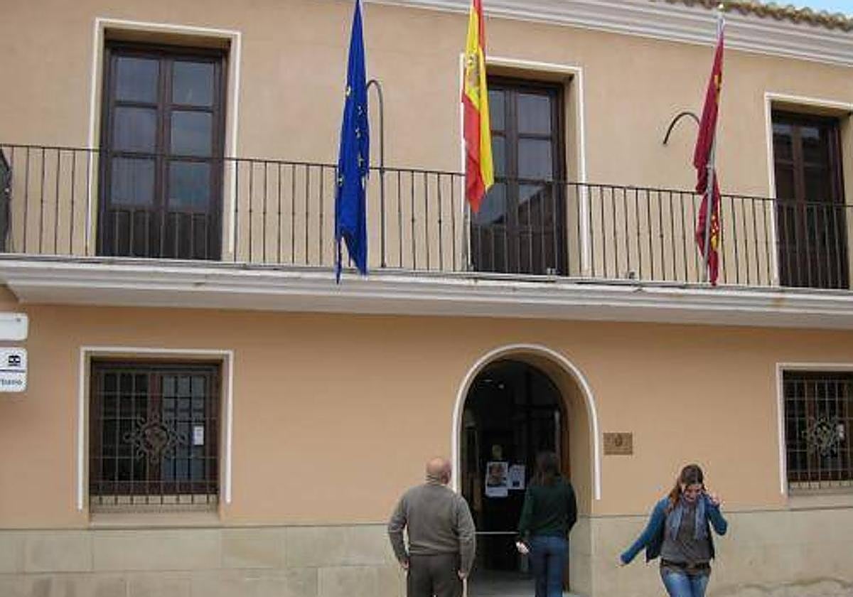 Fachada del Ayuntamiento de Aledo, en una imagen de archivo.